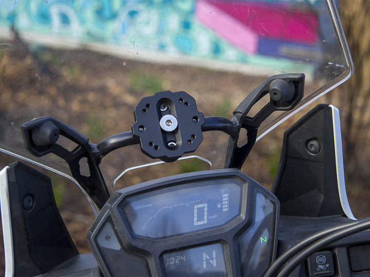 AltRider Universal Bar-Mounted GPS Adapter with clamp