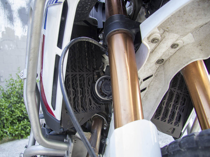 AltRider Radiator Guards for the Honda CRF1100L Africa Twin/ ADV Sports - Black
