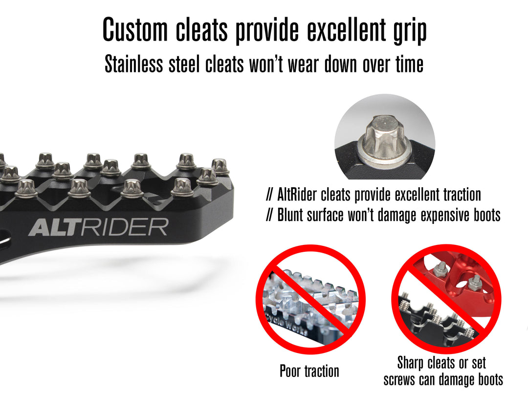 AltRider Adventure Foot Pegs for the Honda XL750 Transalp