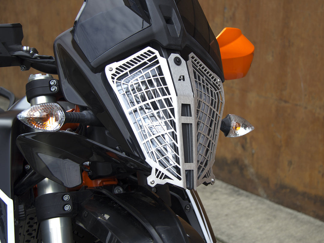 AltRider Stainless Steel Headlight Guard for KTM 790/890 Adv / R (2019-2022) - Silver