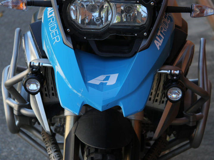 AltRider Upper Crash Bar Light Mount Kit for BMW R 1200 GS (2013-2016) and R 1250 GS OEM LED