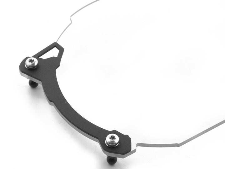 AltRider Clear Headlight Guard Lens for the BMW R 1200 & R 1250 GS /GSA Water Cooled - Black Frame