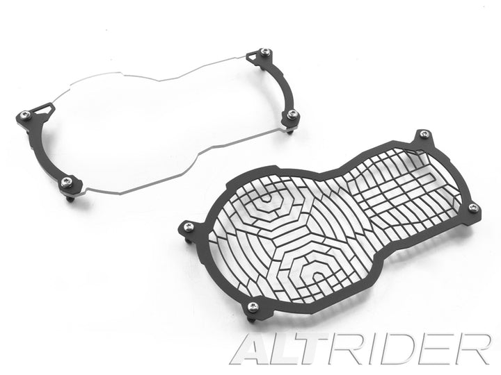 AltRider Headlight Guard Kit with Stainless Steel Lens for the BMW R 1200 & R 1250 GS /GSA