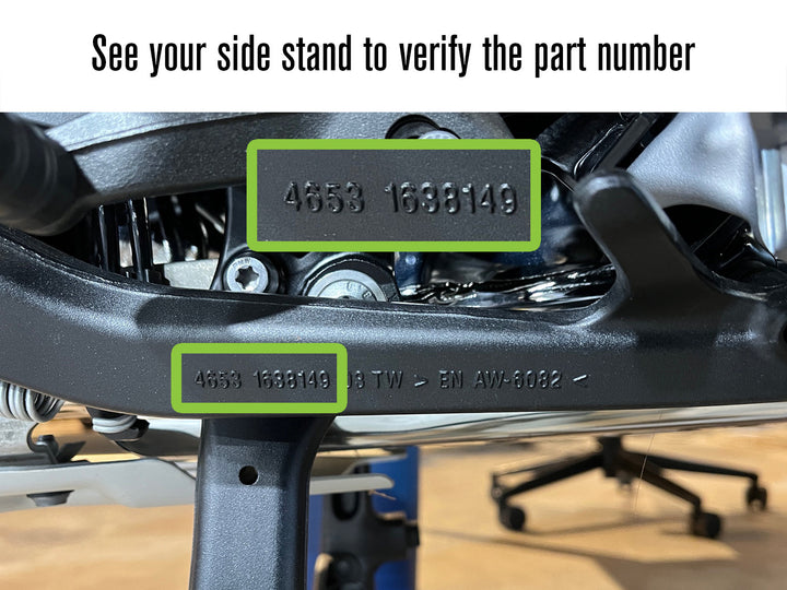 AltRider Adjustable Aluminum Side Stand for BMW R1300 GS/GSA