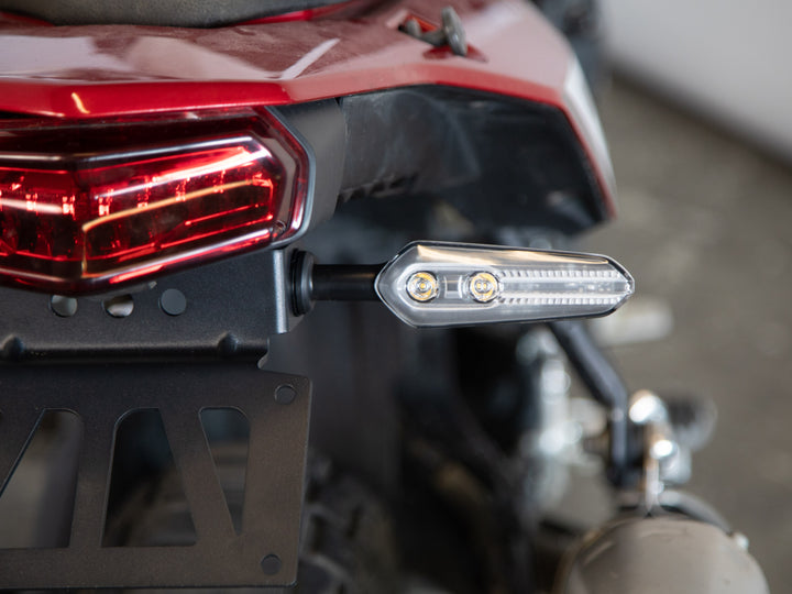 AltRider Tail Tidy Fender Eliminator with Cyclops Tuff Light Full Flex Blinkers for the Yamaha Tenere 700