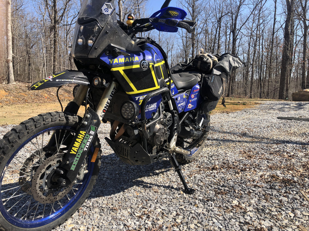 AltRider Adjustable Aluminum Side Stand With Upgraded Spring for Yamaha Tenere 700