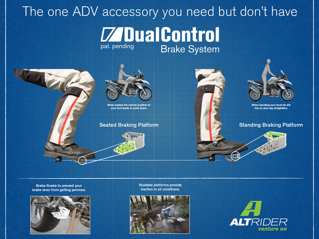 AltRider DualControl Brake System for the Aprilia Tuareg 660