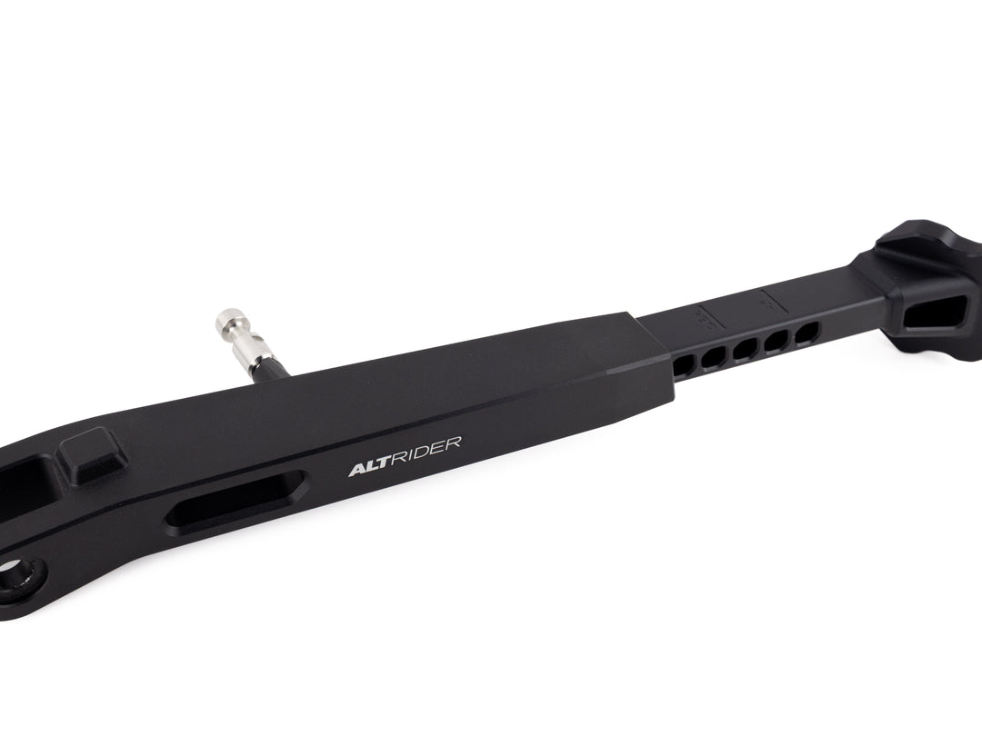 AltRider Adjustable Aluminum Side Stand for the Aprilia Tuareg 660